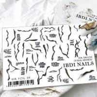 IBDI NAILS Слайдер-дизайн AIR FOIL №39