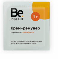 BE PERFECT Крем-ремувер с ароматом грейпфрута ,1 г (саше)